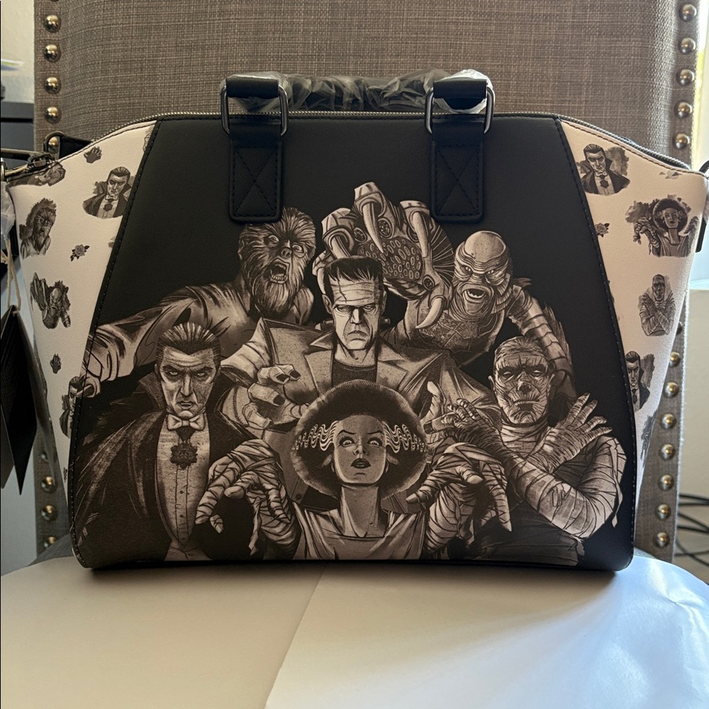 Loungefly Universal Monsters Crossbody Satchel Bag